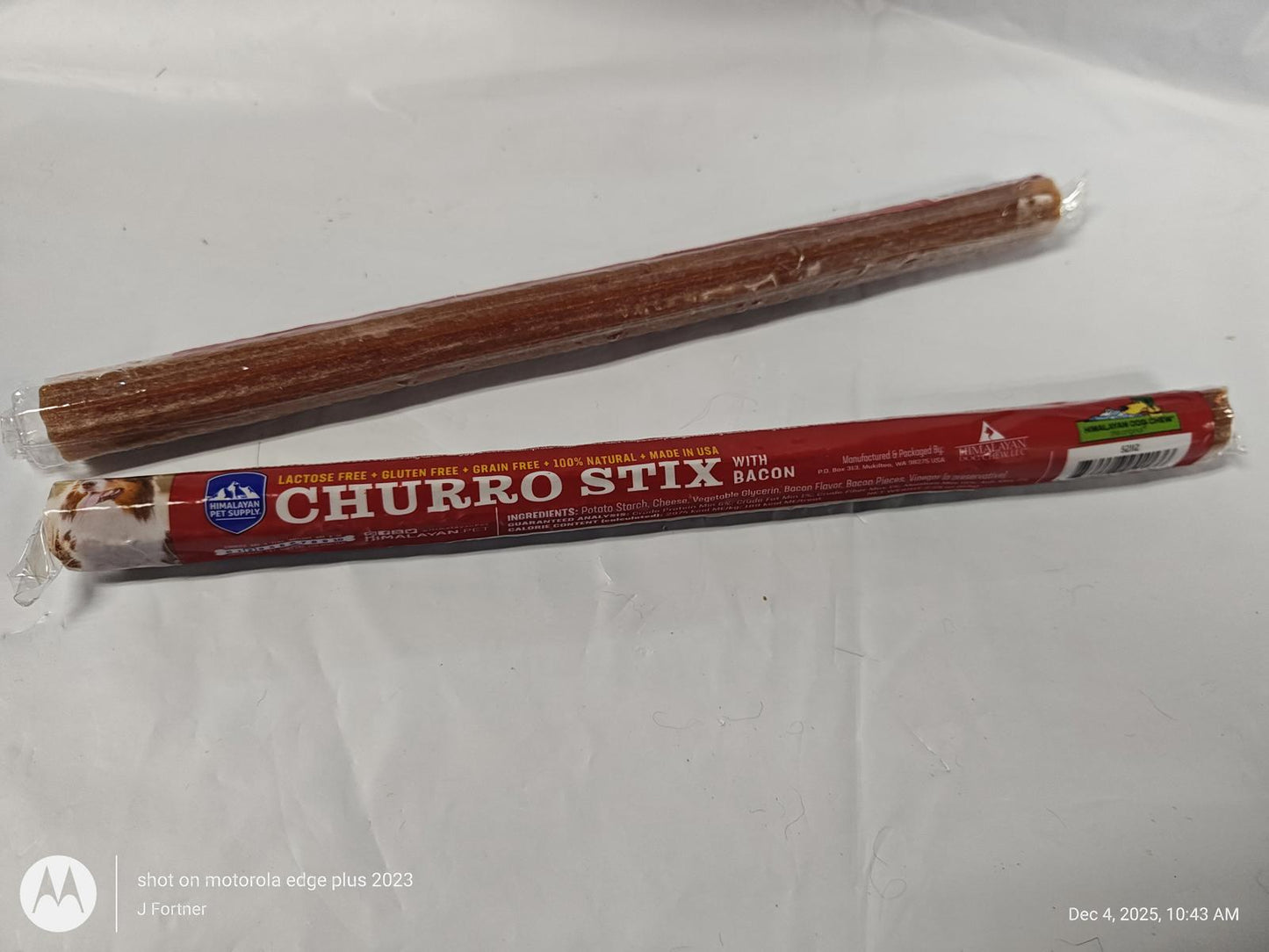 Churro Stix featuring a delicious cinnamon flavor, packaged for easy snacking.