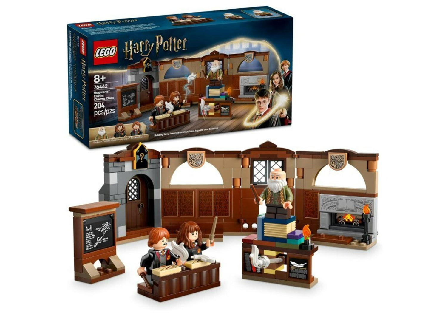 LEGO Harry Potter Hogwarts Castle Charms Class, Wizard Building Toy 76442