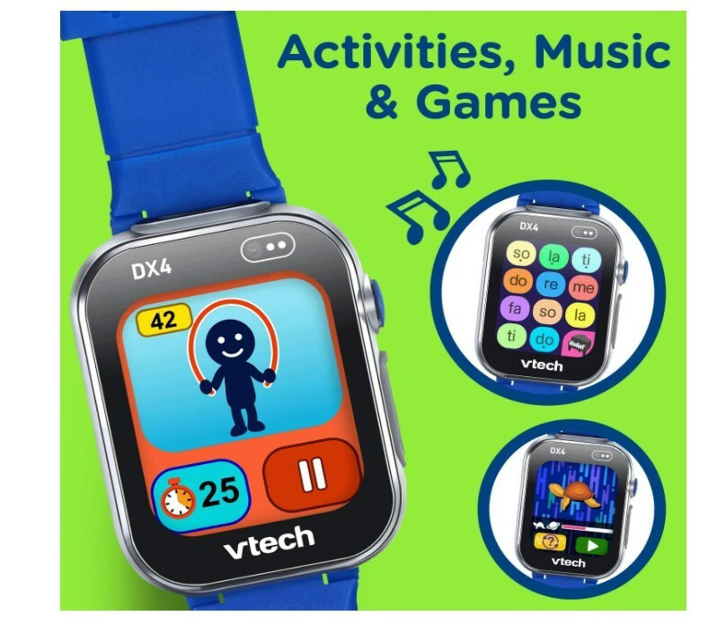 VTech KidiZoom Smartwatch DX4 - Blue. Model:5752 NEW & SEALED!
