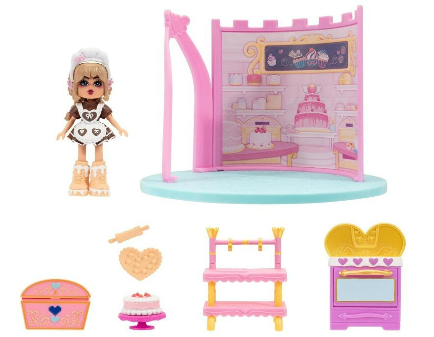 Royale High Baking Class Playset 1 Doll 6 Accessories Virtual Item Code