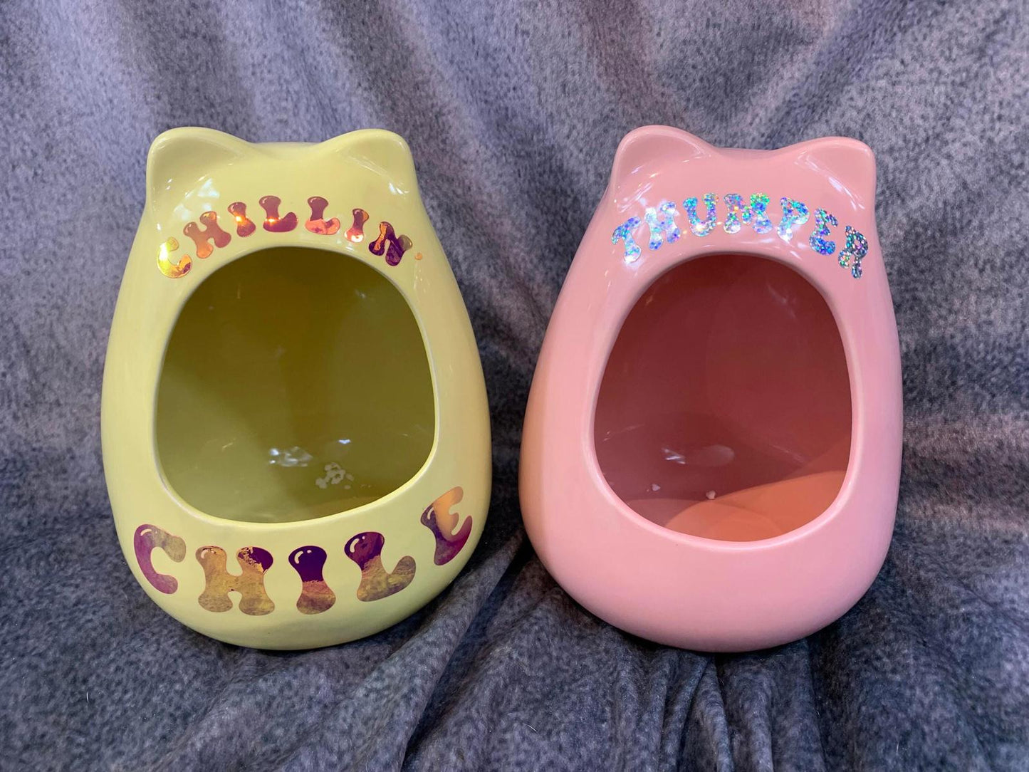 Ceramic Ferret Feeding House Keep the mess contained ...