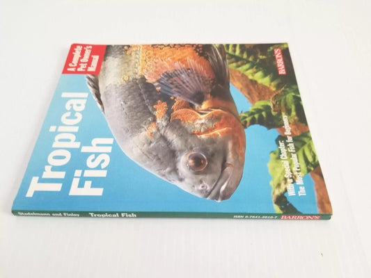 Tropical Fish book cover featuring a vibrant fish illustration and lush green background.