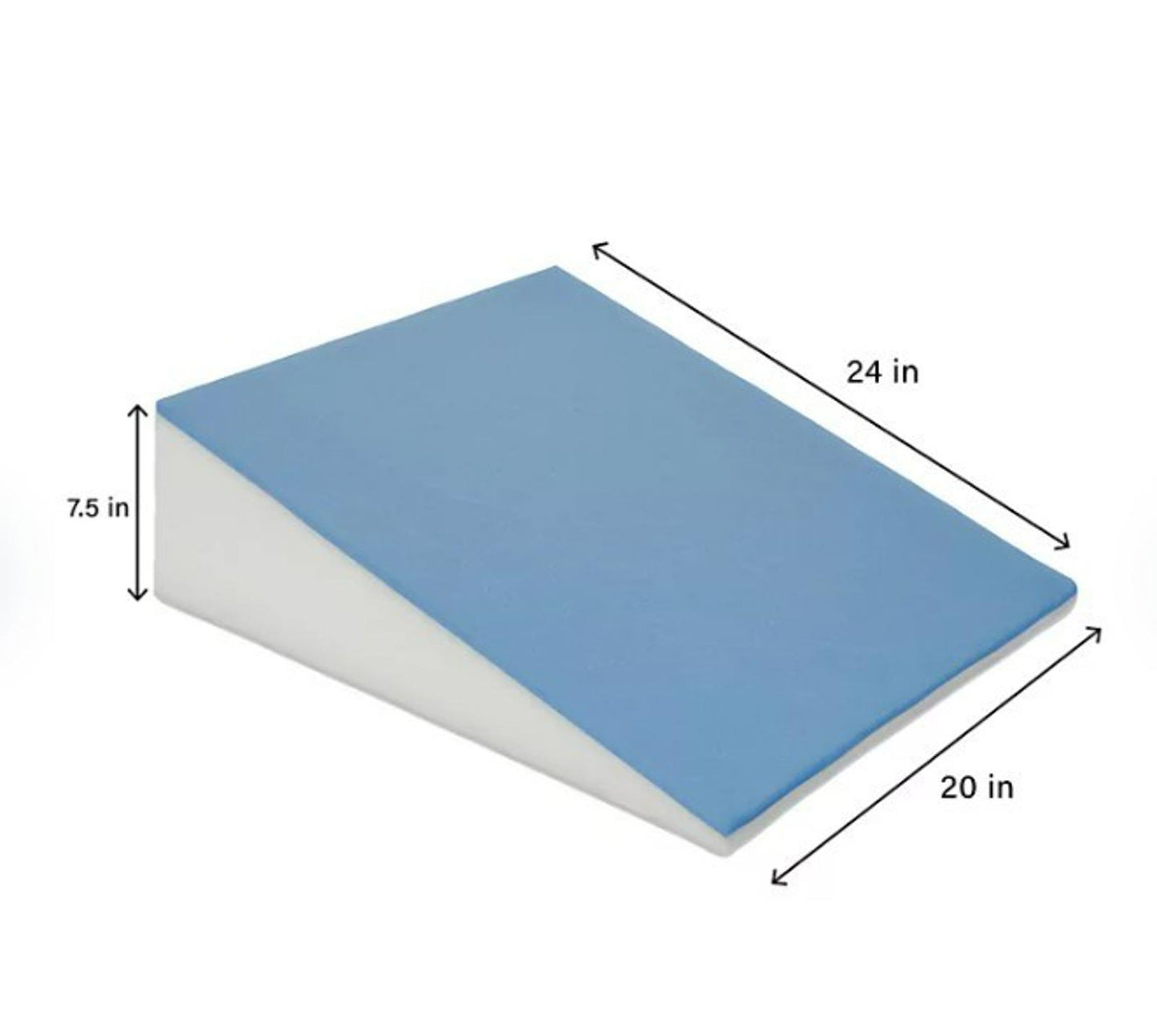Wedge Pillow Memory Foam Bed Sleep Gray