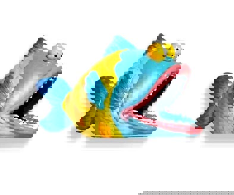 Exotic Environments Big Bass Fish Aquarium Ornament, 5-Inch by 2-1/2-Inch by 3-I