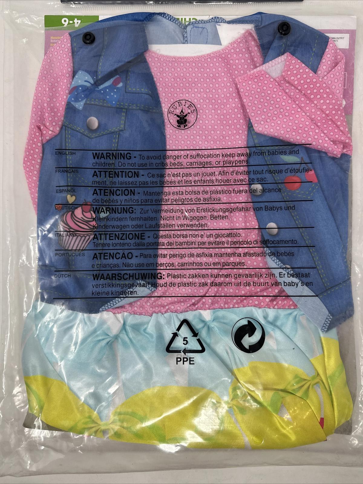 Jojo Siwa Bow Dress Costume JoJo Siwa Halloween Fancy Dress small 4-6