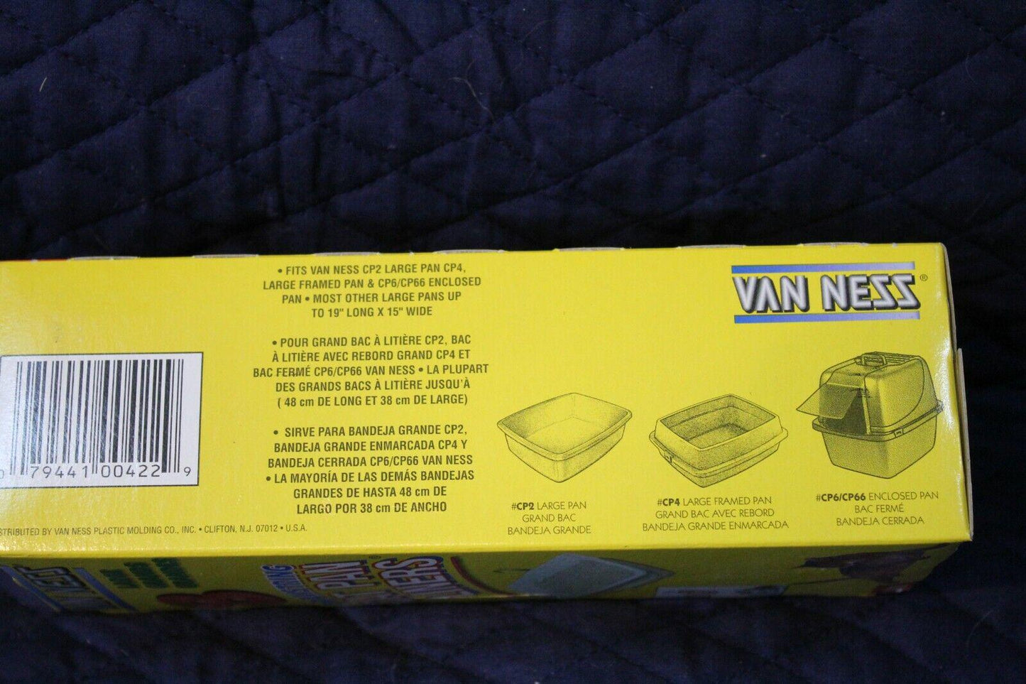 Cat Litter Pan Liners Large -Van Ness Cat pan liners Large 8 pack (2PK)