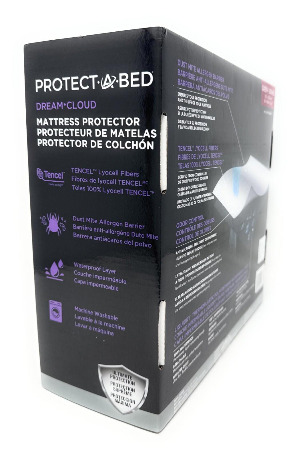 Protect A Bed Dream Cloud Mattress Protector Queen Waterproof Breathable Tencel