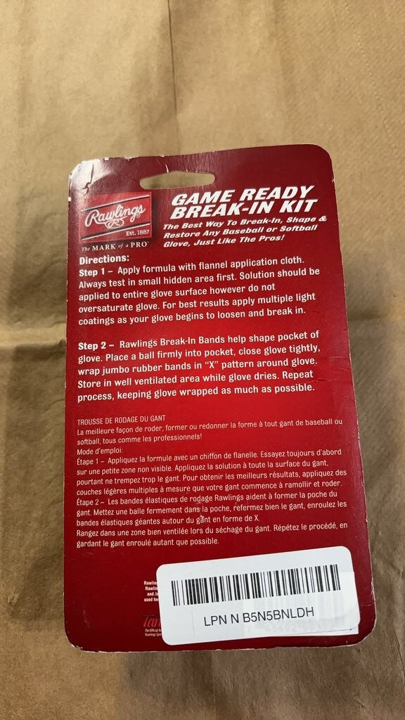Rawlings Game Ready Break-In Kit