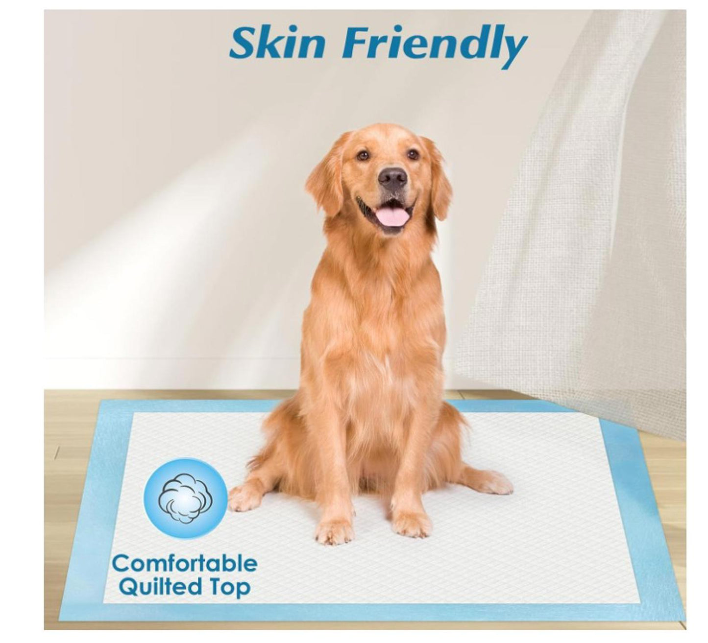 50 Count 22” x 22” Disposable Pads, Leakproof, Absorbent Quick Drying Pads