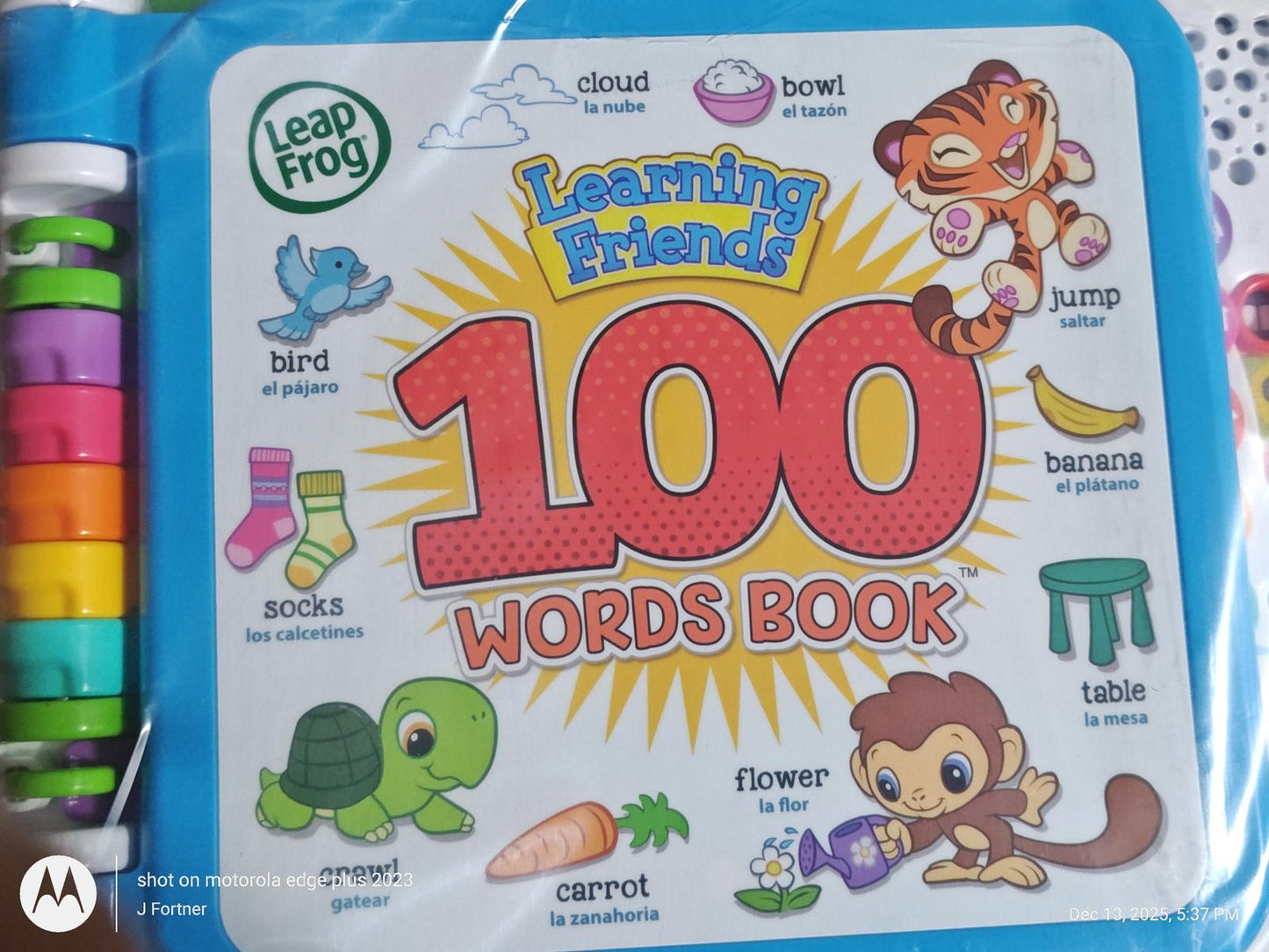 LeapFrog 100 Animals Book - Green BRAND New in Box