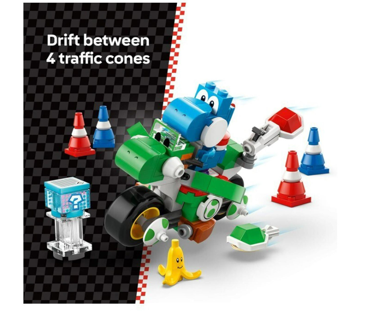 LEGO Super Mario Kart Yoshi Bike Building Toy 72031