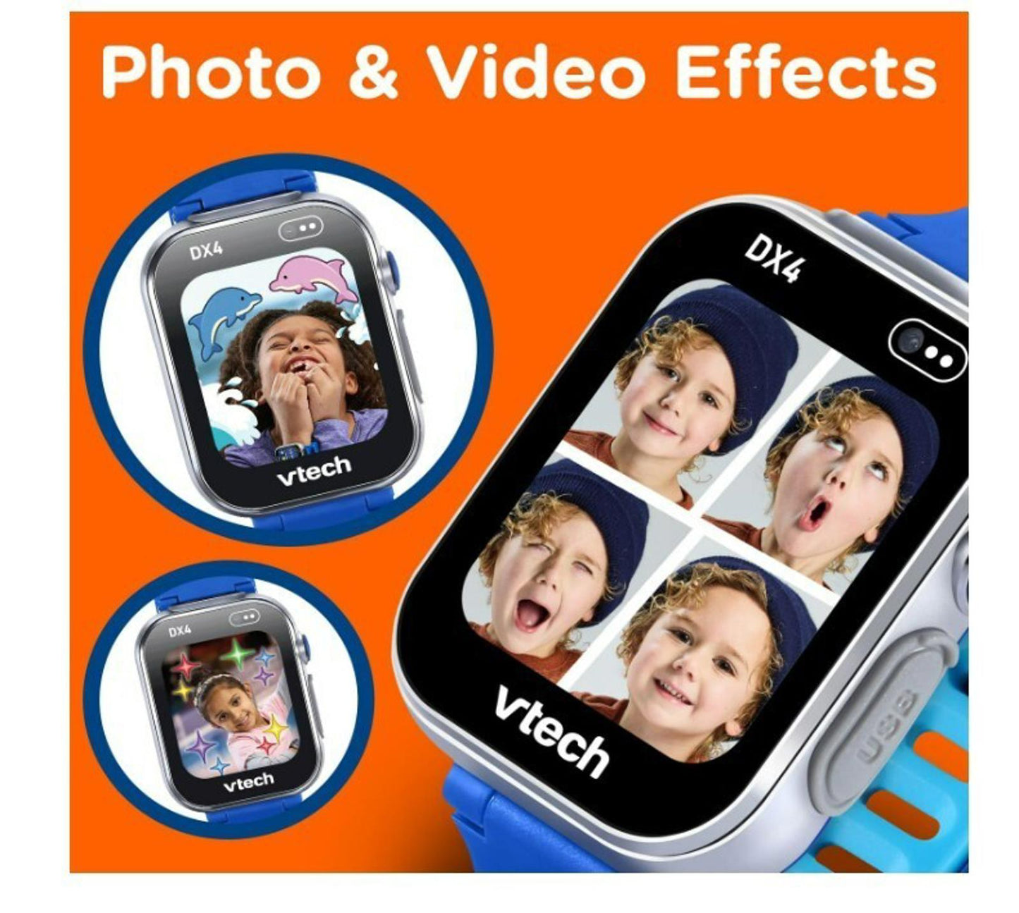 VTech KidiZoom Smartwatch DX4 - Blue. Model:5752 NEW & SEALED!