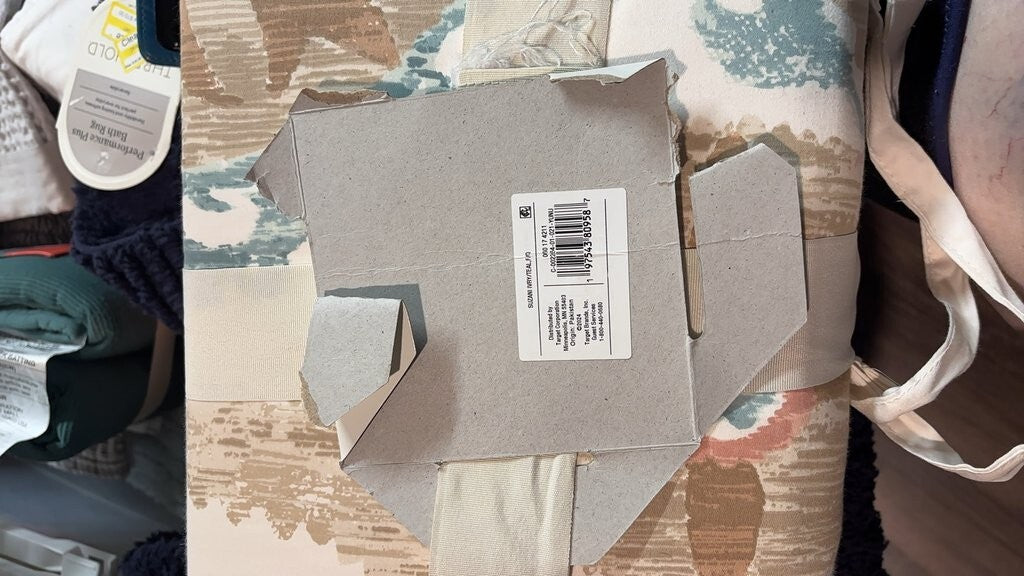 Threshold Printed Cotton Duvet Cover Set Full/Queen 300 Thread Count