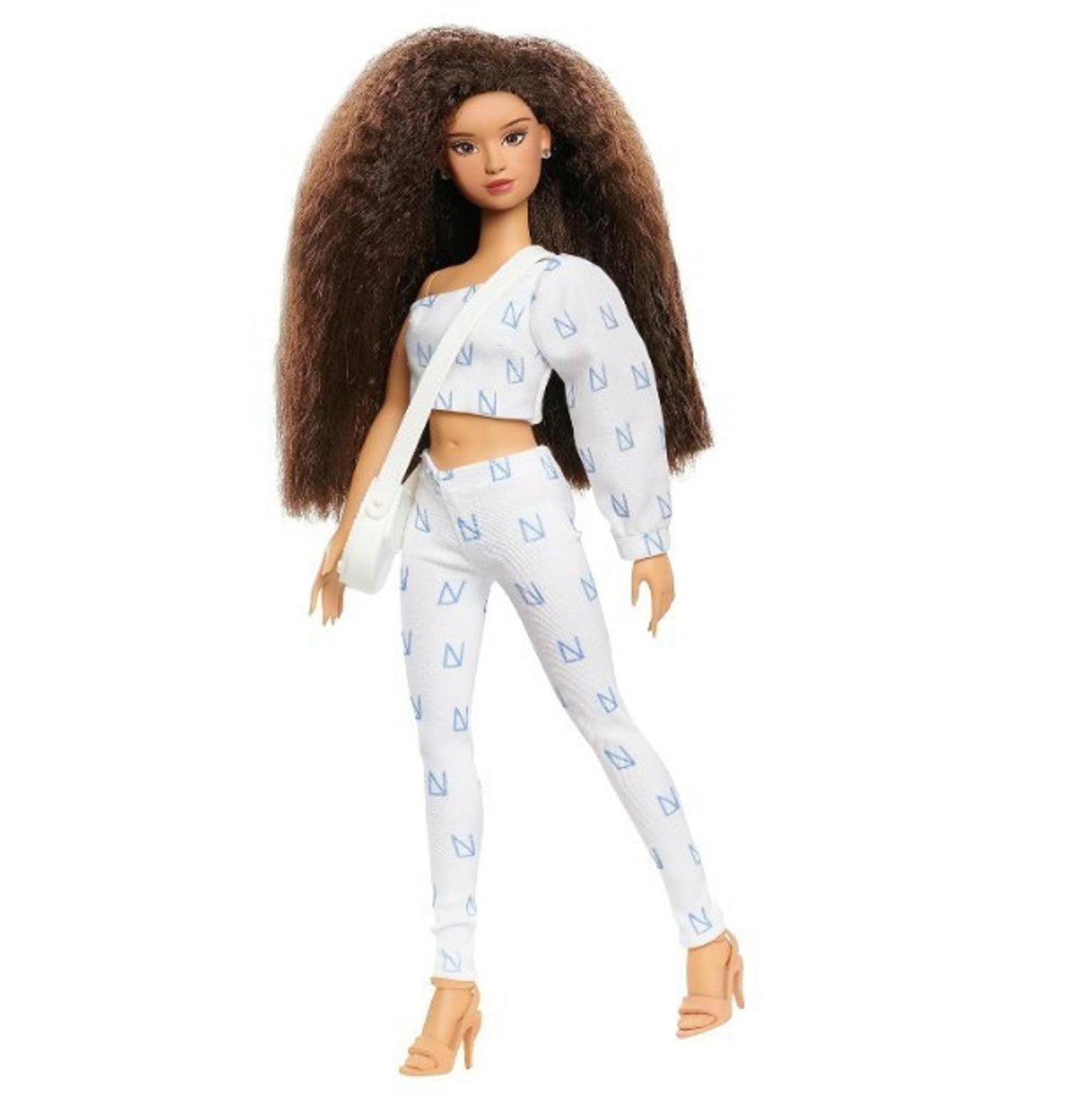 Purpose Toys Naturalistas 11.5-Inch Fashion Doll and Accessories Kelsey, 4B Text