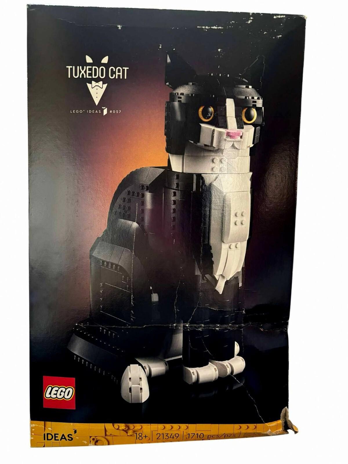 LEGO Ideas Tuxedo Cat 21349 Building Set, Home Décor Model 1710 Pcs Read First