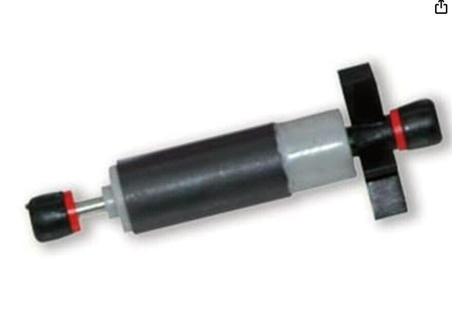 Fuel injector featuring a black and gray design with red accents for enhanced performance.
