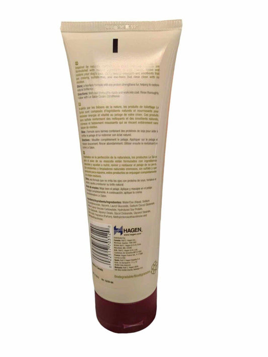 Hagen conditioner tube with detailed instructions and ingredients on the back.