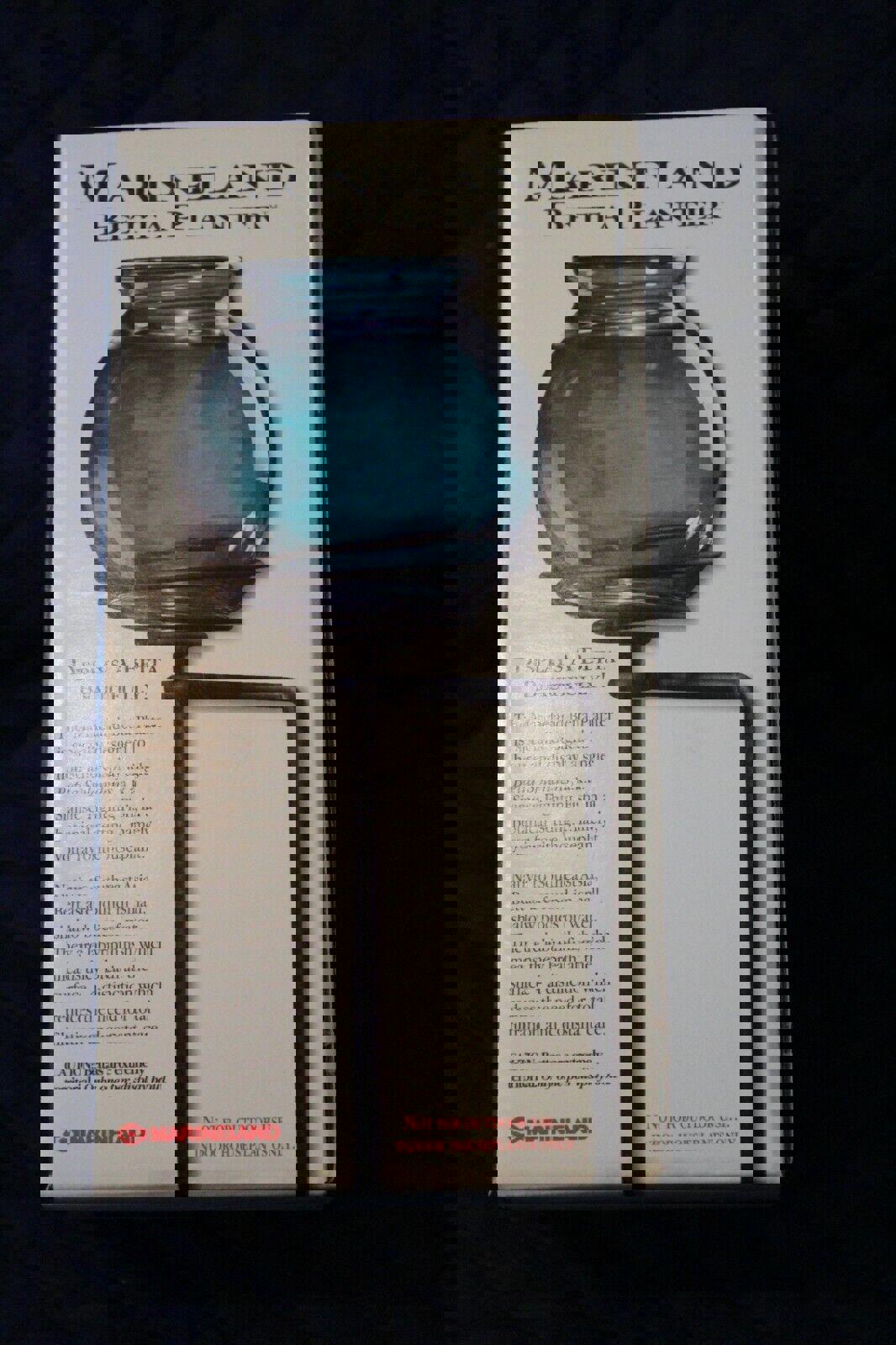 Marineland Betta Planter featuring a glass bowl with a turquoise base, ideal for betta fish.