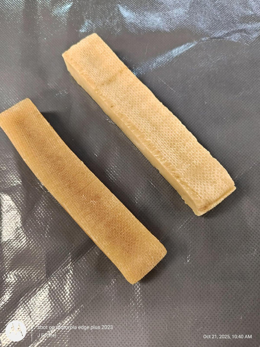 Natural Dog Chew Sticks made from durable material, perfect for keeping dogs entertained.