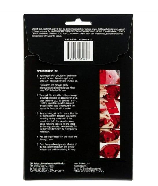 Product instructions for use on the back of the packaging, featuring clear steps and visuals.