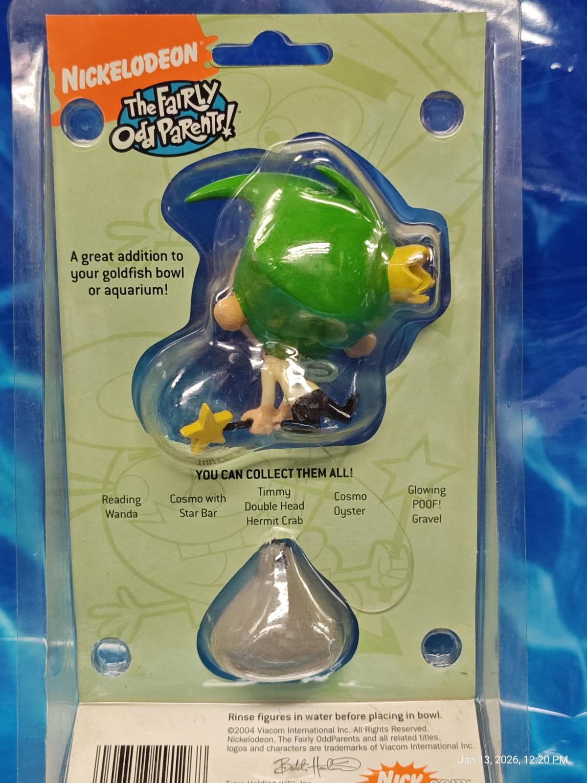 The Fairly OddParents collectible figure featuring a green-haired character with a star accessory.
