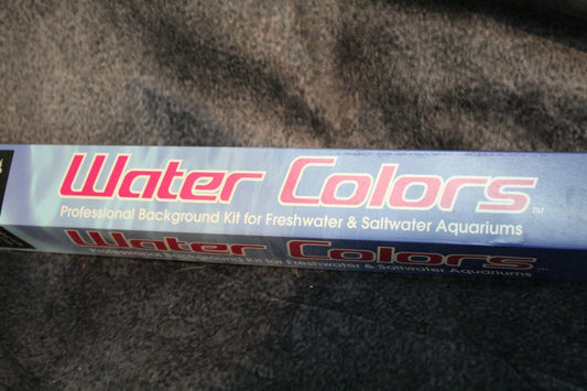 Water Colors professional background kit for freshwater and saltwater aquariums.