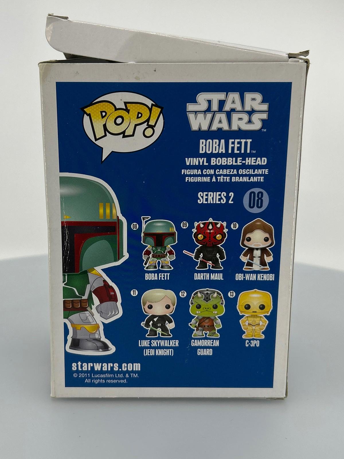 Funko POP! Star Wars Blue Box Boba Fett #8 Vinyl Figure DAMAGED BOX SEE PICS