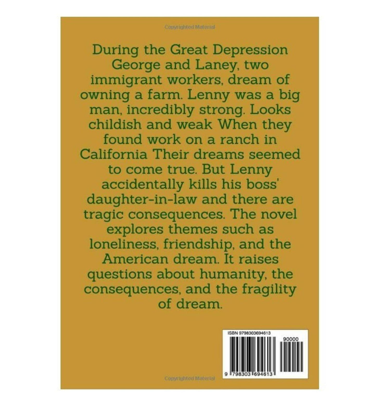 Of Mice and Men Paperback Book Brand New