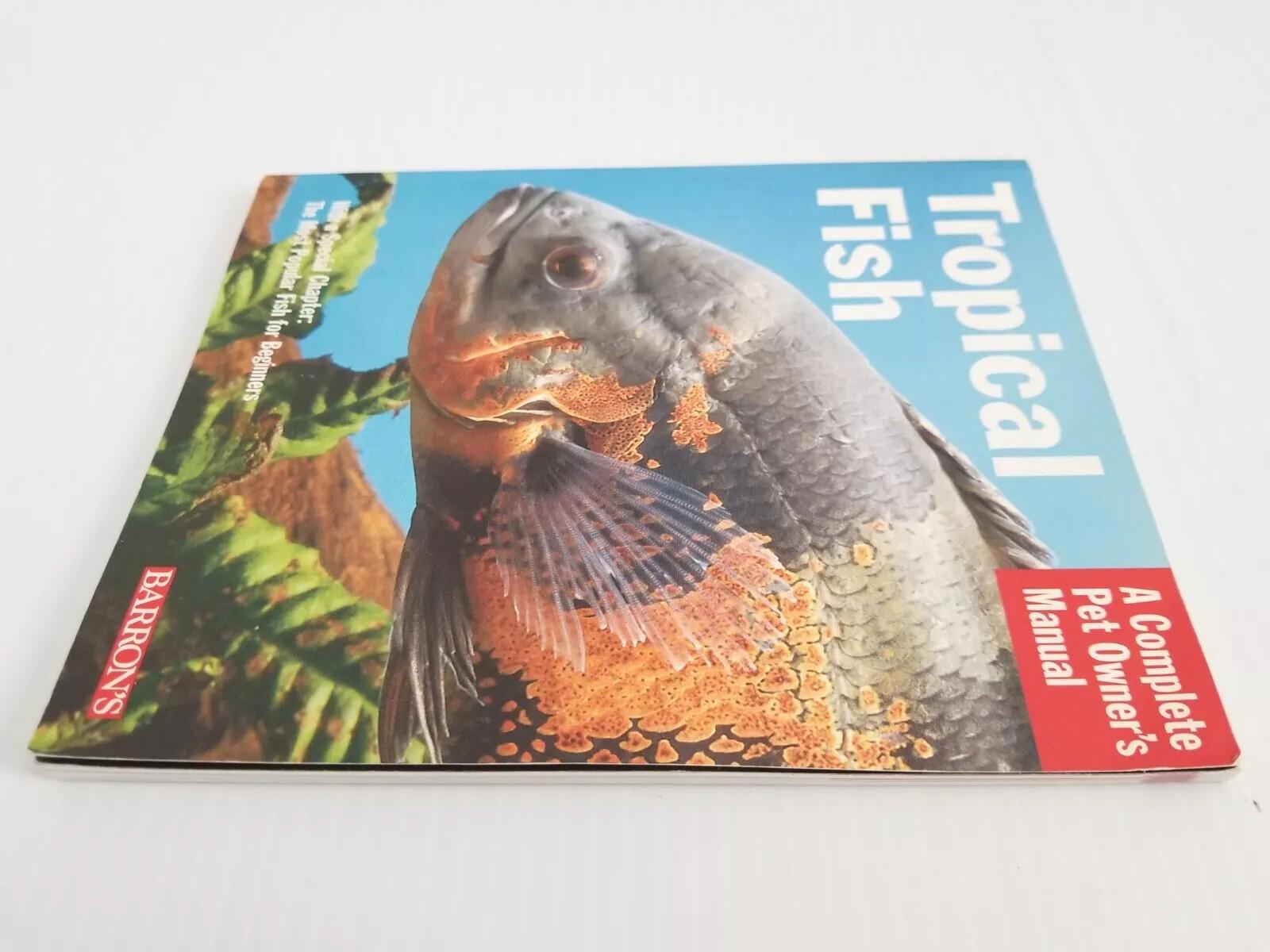 Tropical Fish book cover featuring a vibrant fish and lush greenery.