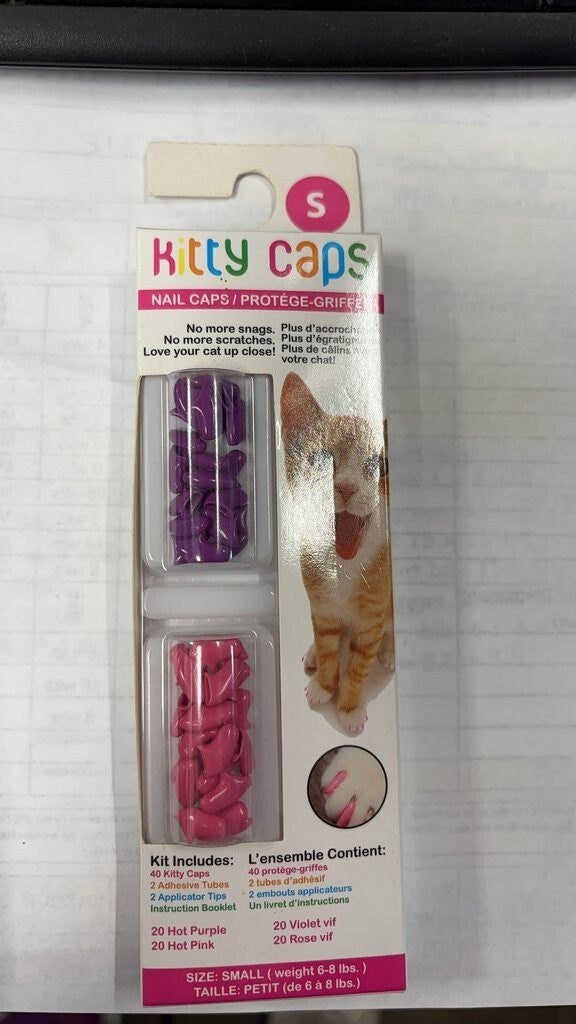 cat grooming -Kitty Caps Nail Caps for Cats - Small Size