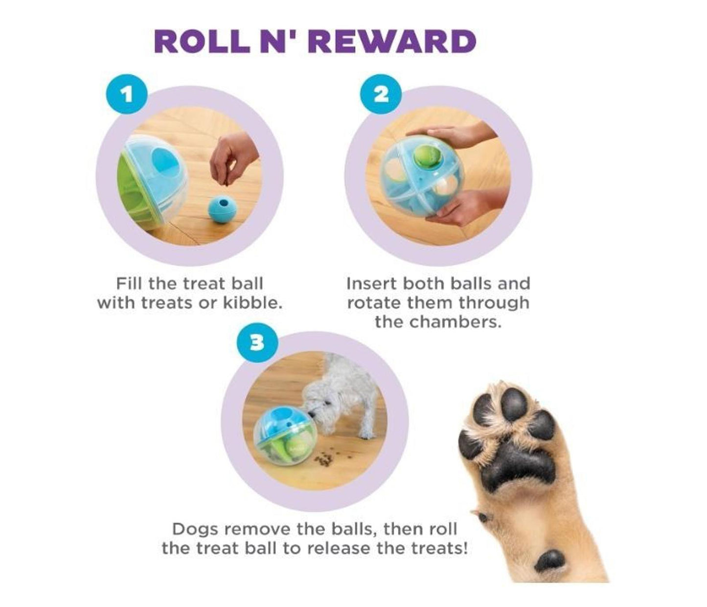 Outward Hound A-Maze Ball Interactive Ball Puzzle & Treat Maze Dog Toy