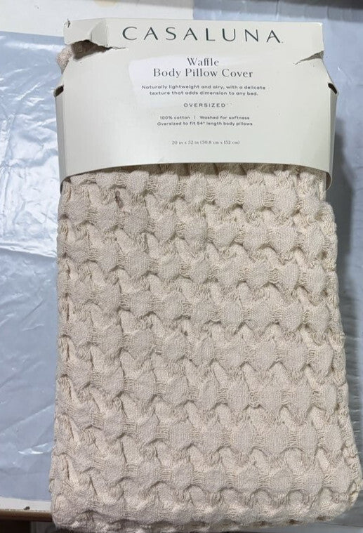 Casaluna Waffle Body Pillow Cover 20 by 52 Brand new in package