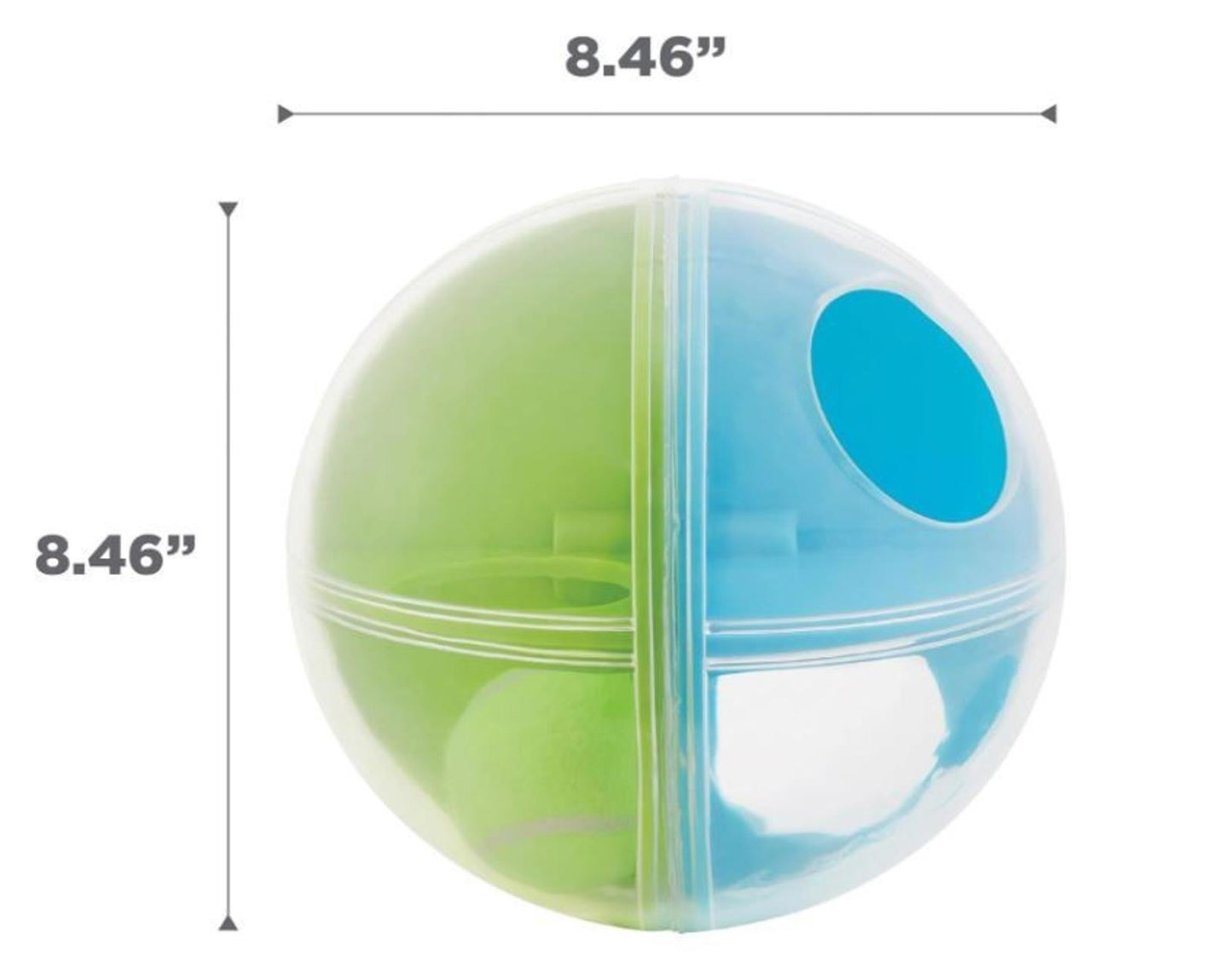 Outward Hound A-Maze Ball Interactive Ball Puzzle & Treat Maze Dog Toy