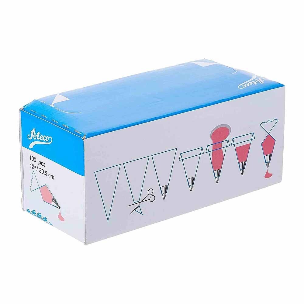 Ateco 18-Inch Disposable Decorating Bags, Pack of 100