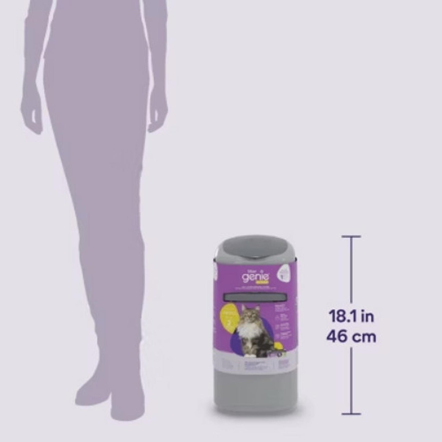 Litter Genie Design Pail Cat Waste Container System