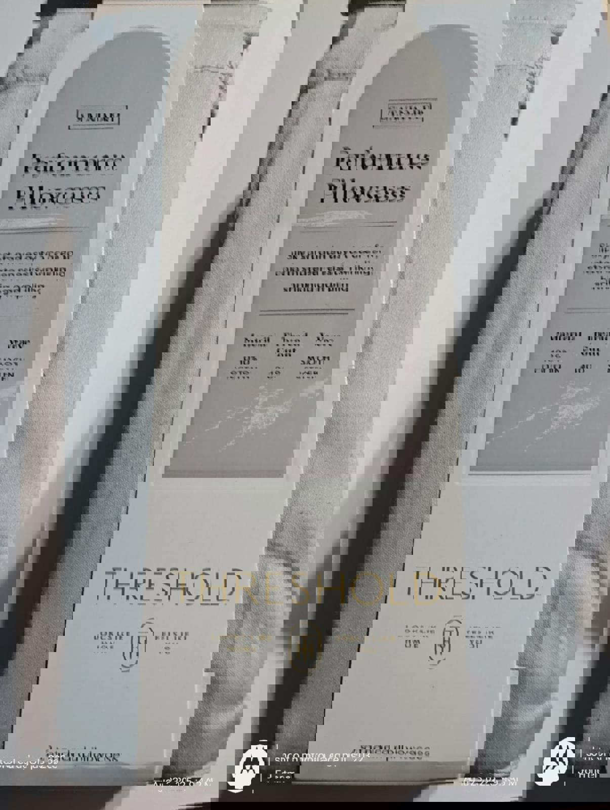 Threshold Standard 100% Cotton- Lite Blue Color -Pillowcase Set