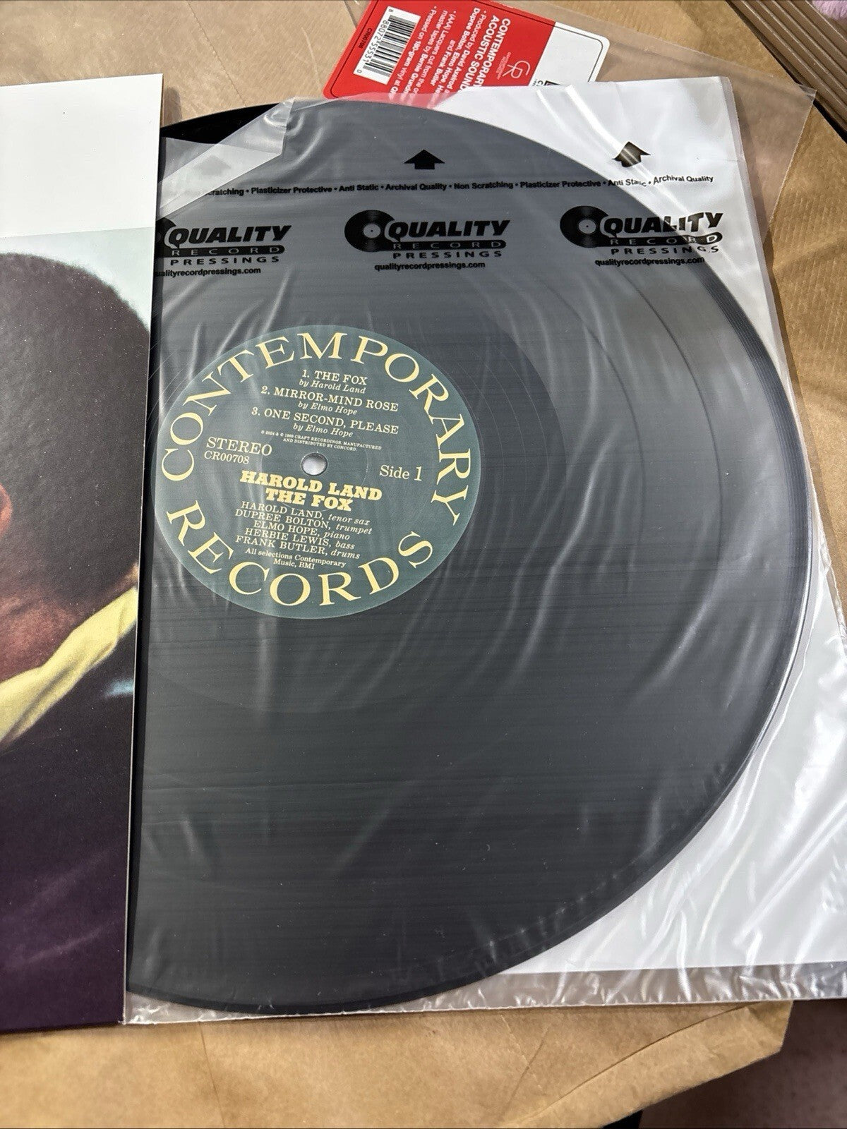 Harold Land - "The Fox" Acoustic Sounds (New Vinyl Record)