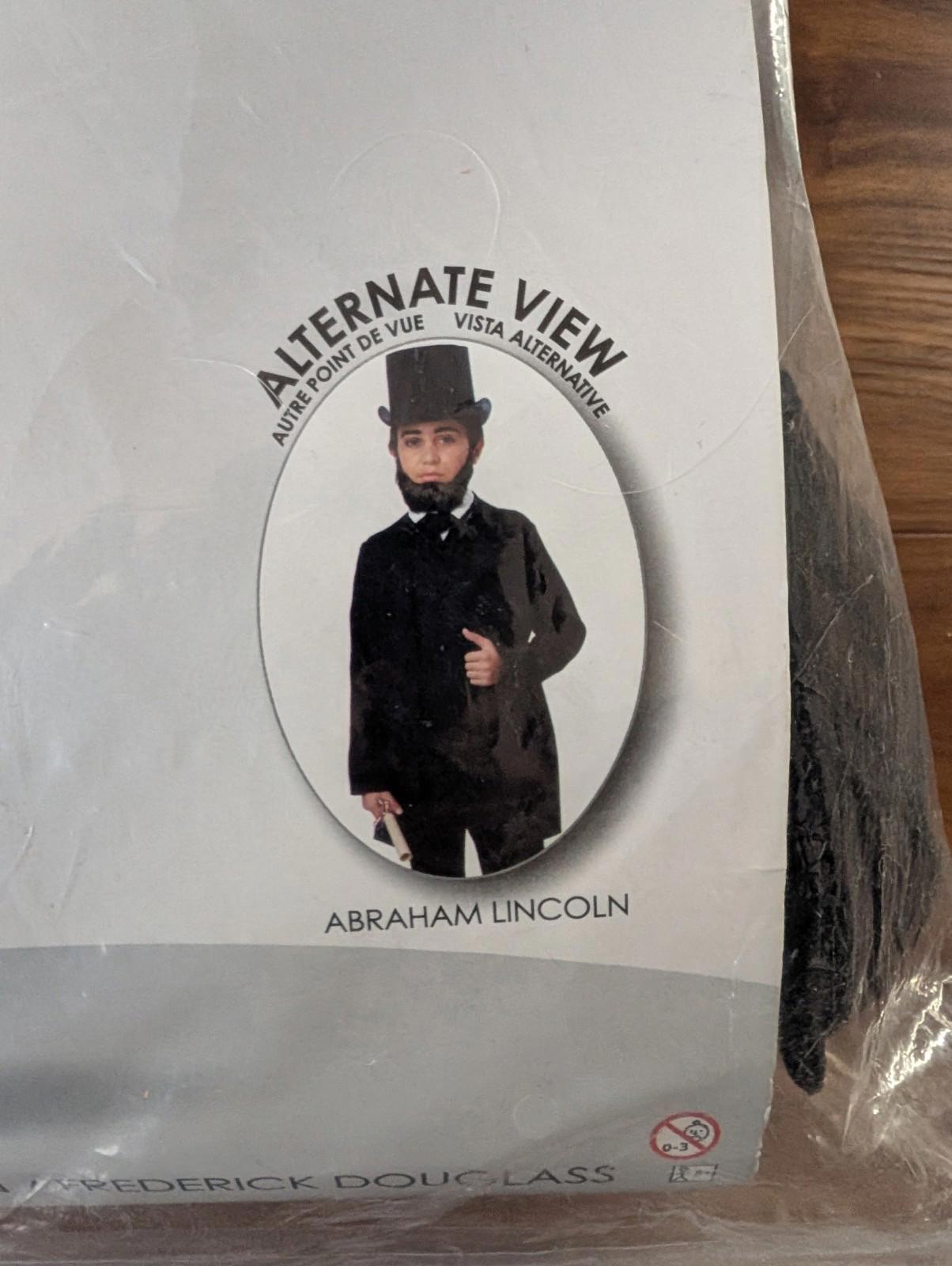 Costumes Abraham Lincoln/Frederick Douglass Costume  Kids Xtra Large 12-14