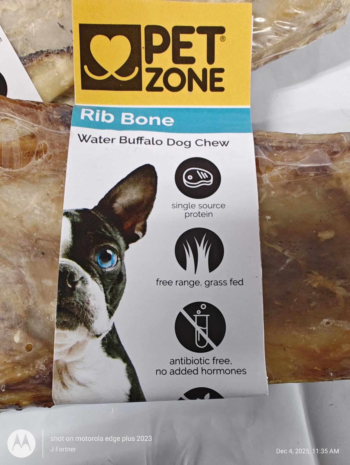 All Natural Healthy Water Buffalo Rib Bones Dog Chews Treats for Power chewers