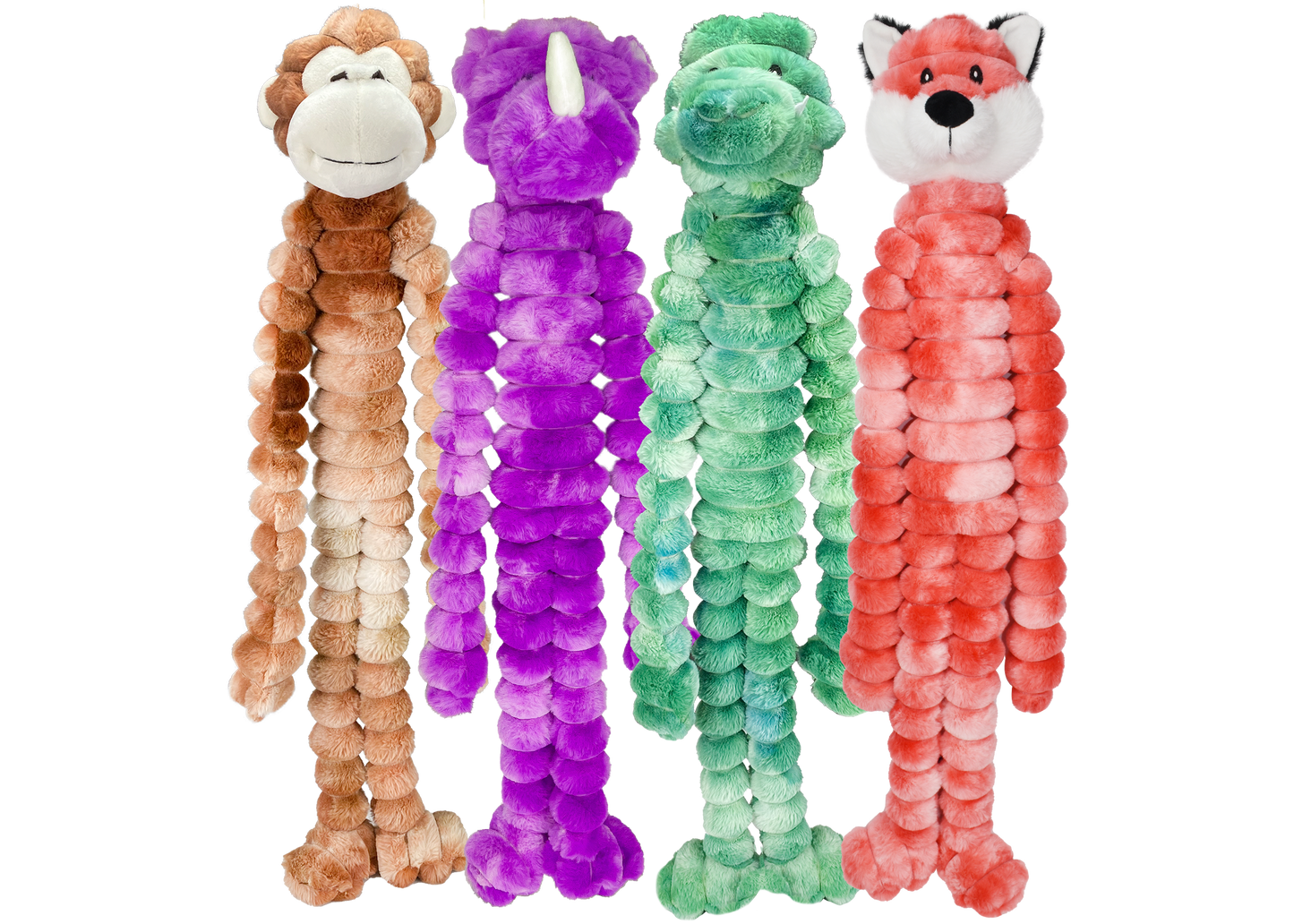 Multipet Crimpy Palz - Assorted Animals 20"