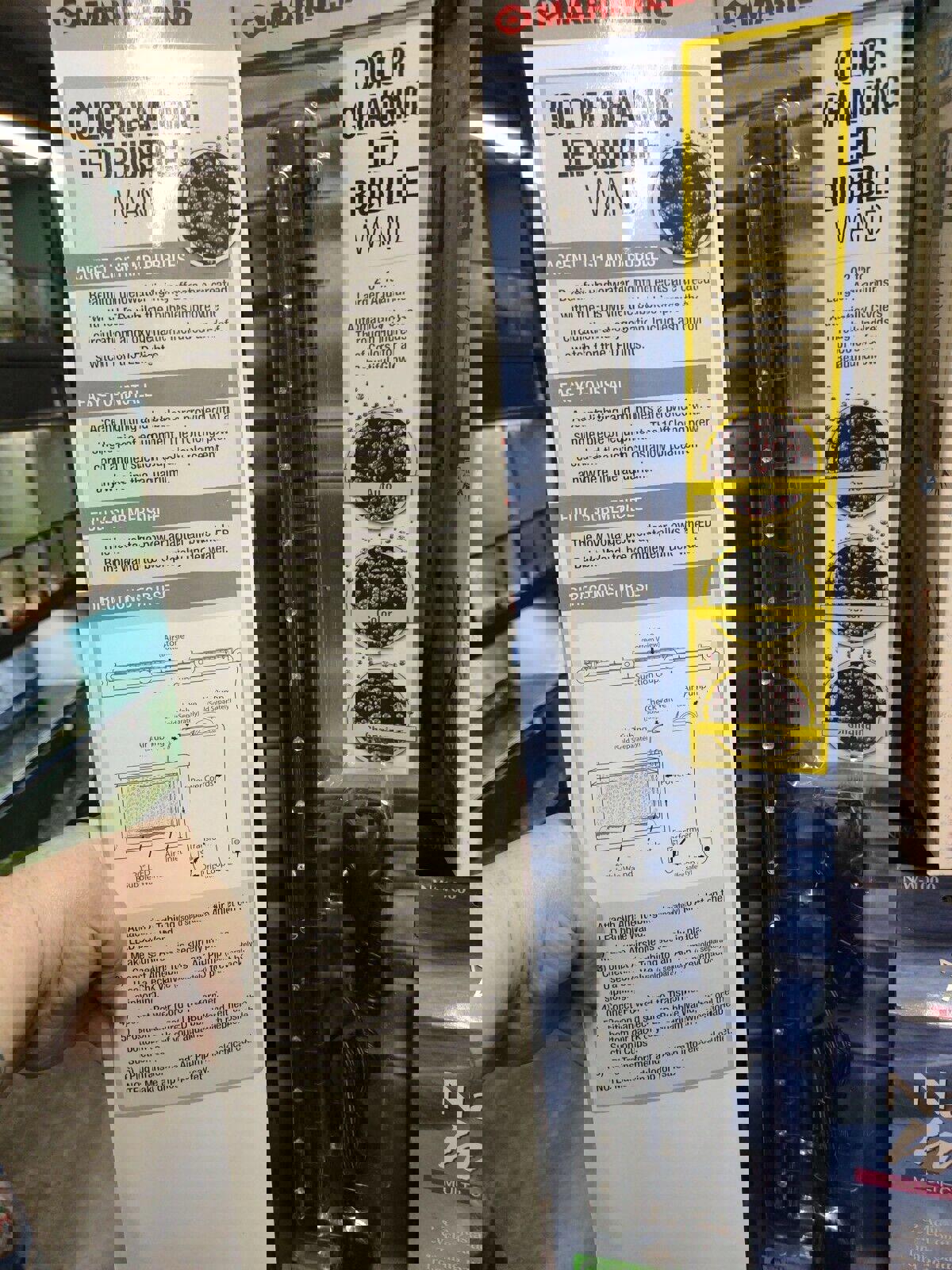 Color Changing LED Bubble Wand