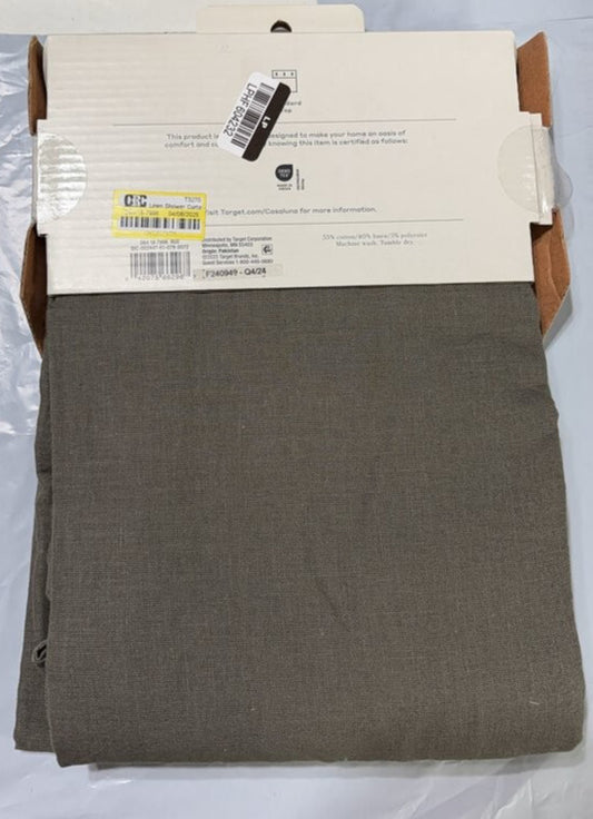 Casaluna Linen Shower Curtain Brand new in package 72 by 72