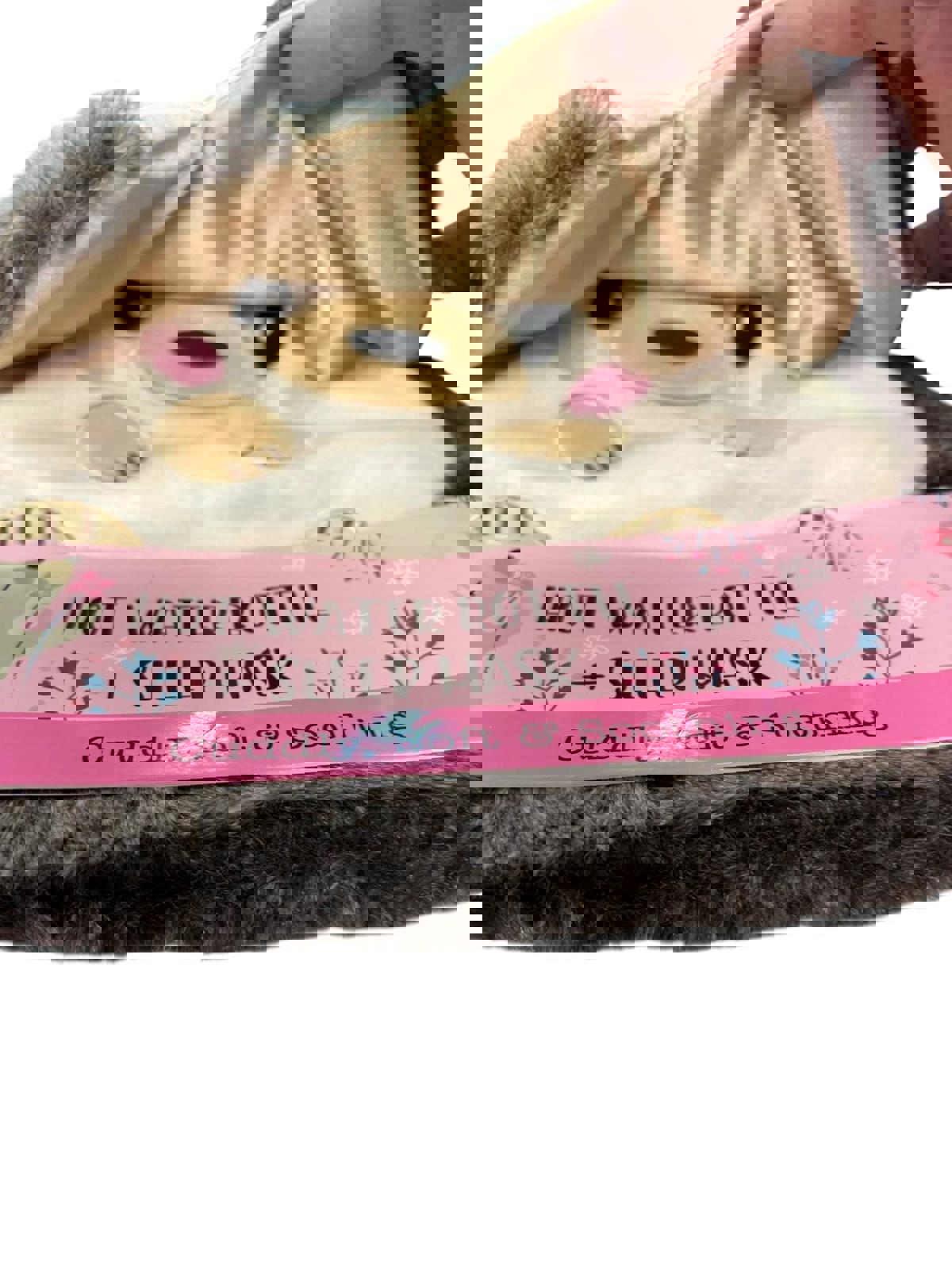 Hedgehog Hot Water Bottle & Sleep Mask