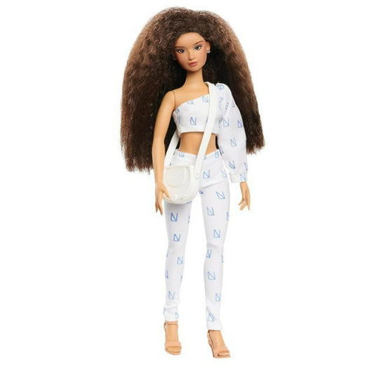 Purpose Toys Naturalistas 11.5-Inch Fashion Doll and Accessories Kelsey, 4B Text