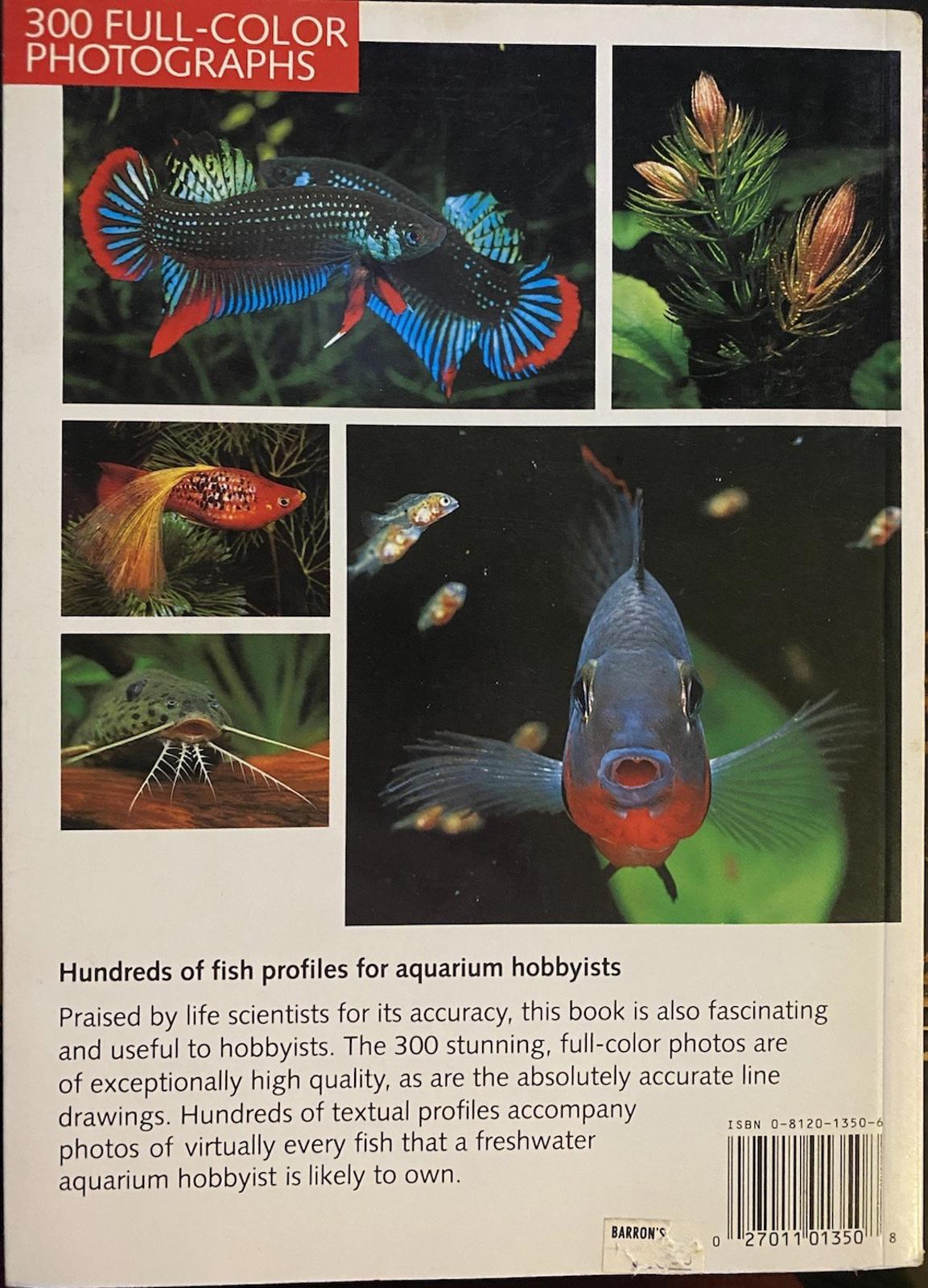 300 Full-Color Photographs book cover featuring vibrant fish images and aquatic plants.