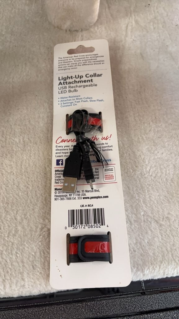Safety dog Collar Attachment- ARC  Light-Up Collar Attachment