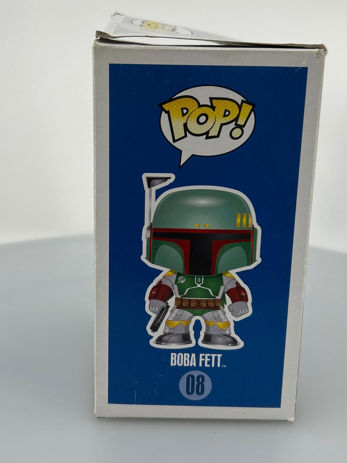 Funko POP! Star Wars Blue Box Boba Fett #8 Vinyl Figure DAMAGED BOX SEE PICS