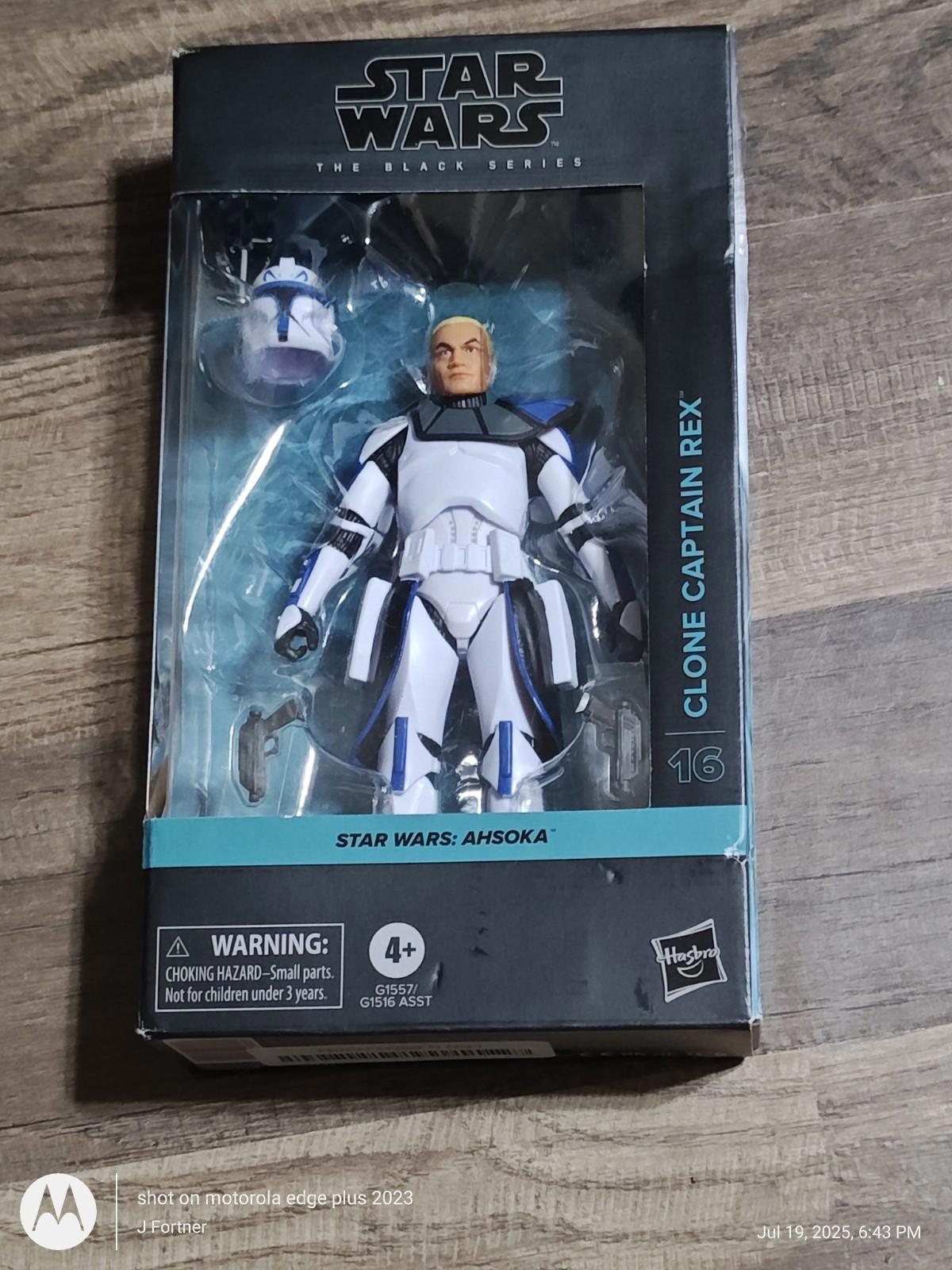 STAR WARS BLACK SERIES AHSOKA CLONE CAPTAIN REX **NEW**