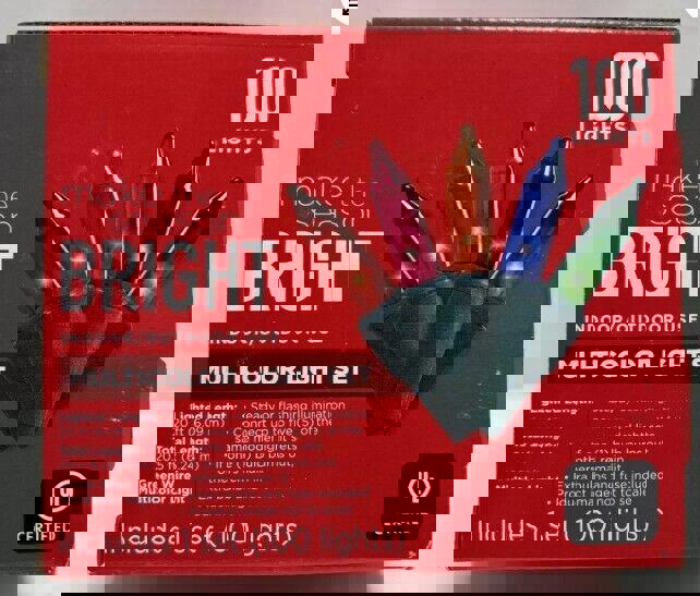 Make the Season Bright Indoor and Outdoor Christmas Multi-Color Lights 2-Pack