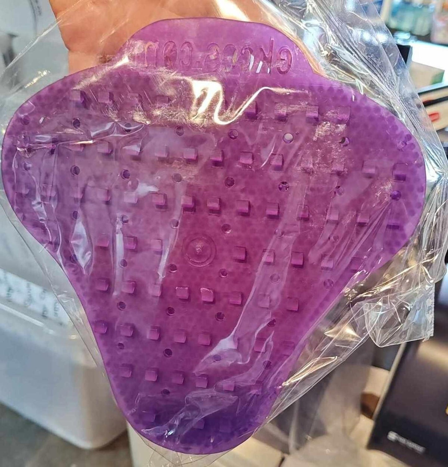 Premium 60-Day Anti-Splash Urinal Screen - 12 Pack Purple/Berry for Restrooms